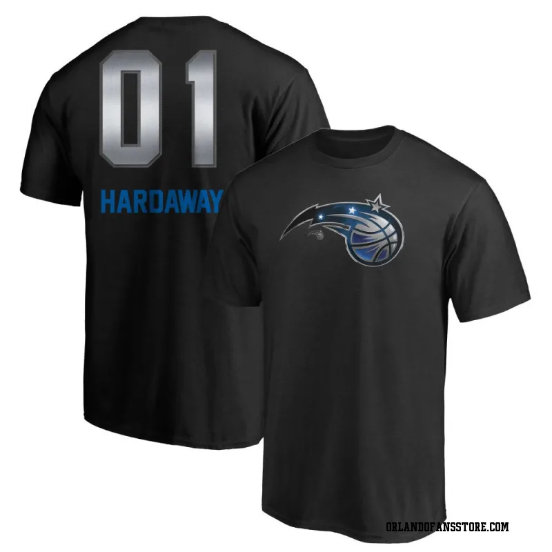 Nike, Shirts, Penny Hardaway Black Orlando Magic Number One Jersey