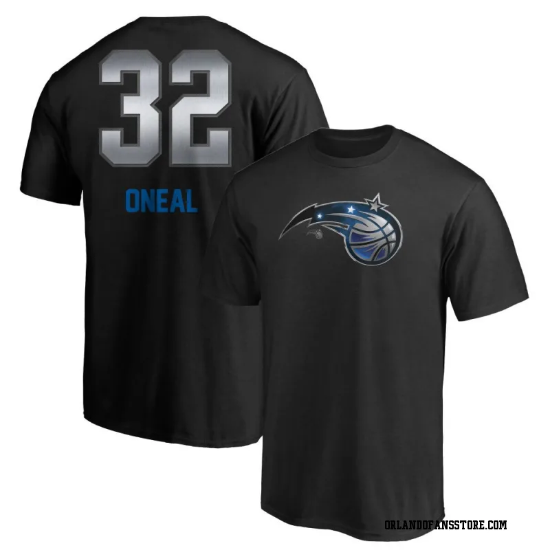 Black Men's Shaquille O'Neal Orlando Magic Midnight Mascot T-Shirt