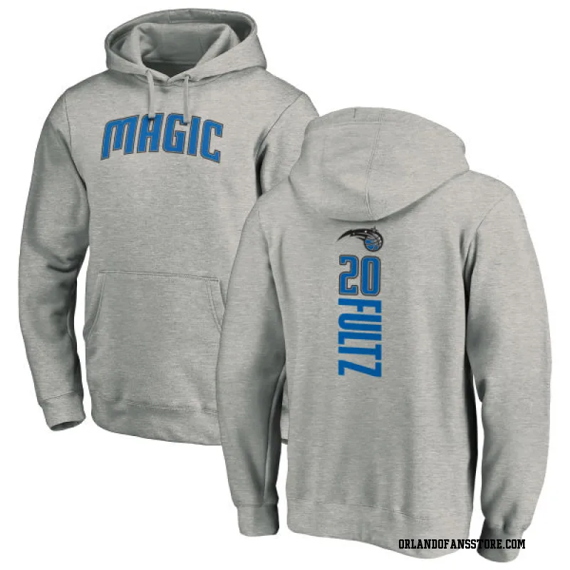 Men's Markelle Fultz Orlando Magic Ash Backer Pullover Hoodie