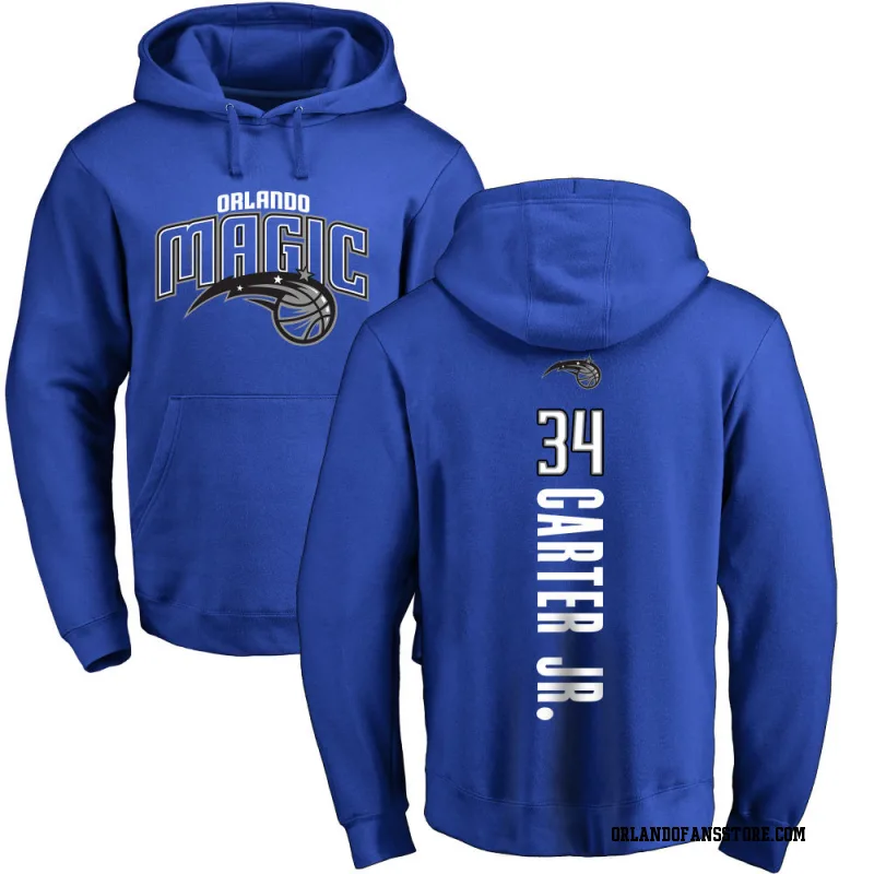 Royal Men's Wendell Carter Jr. Orlando Magic Backer Pullover Hoodie