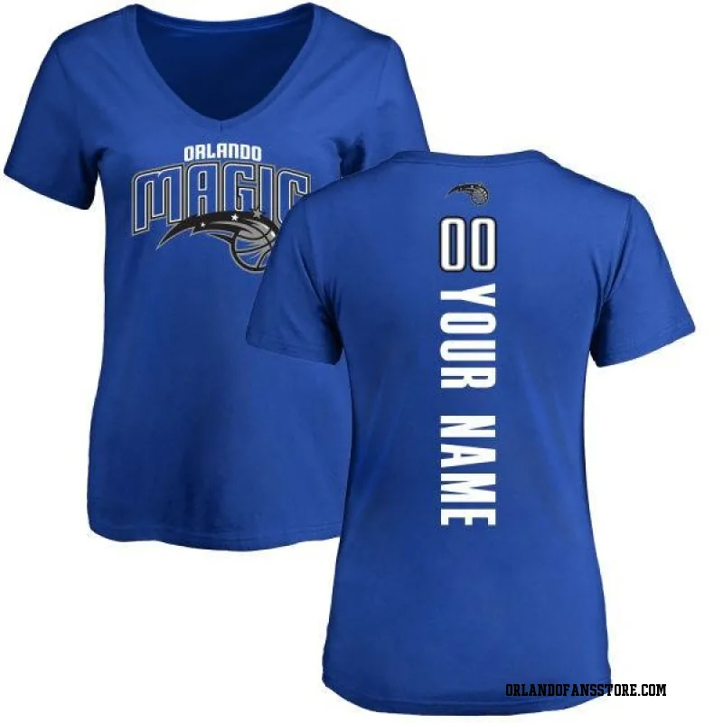 Royal Women s Custom Orlando Magic Custom Backer T Shirt