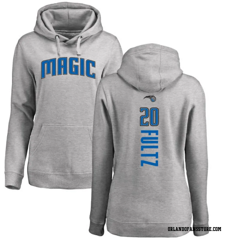 Women's Markelle Fultz Orlando Magic Ash Backer Pullover Hoodie